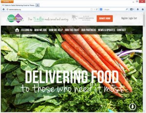 Table to Table homepage